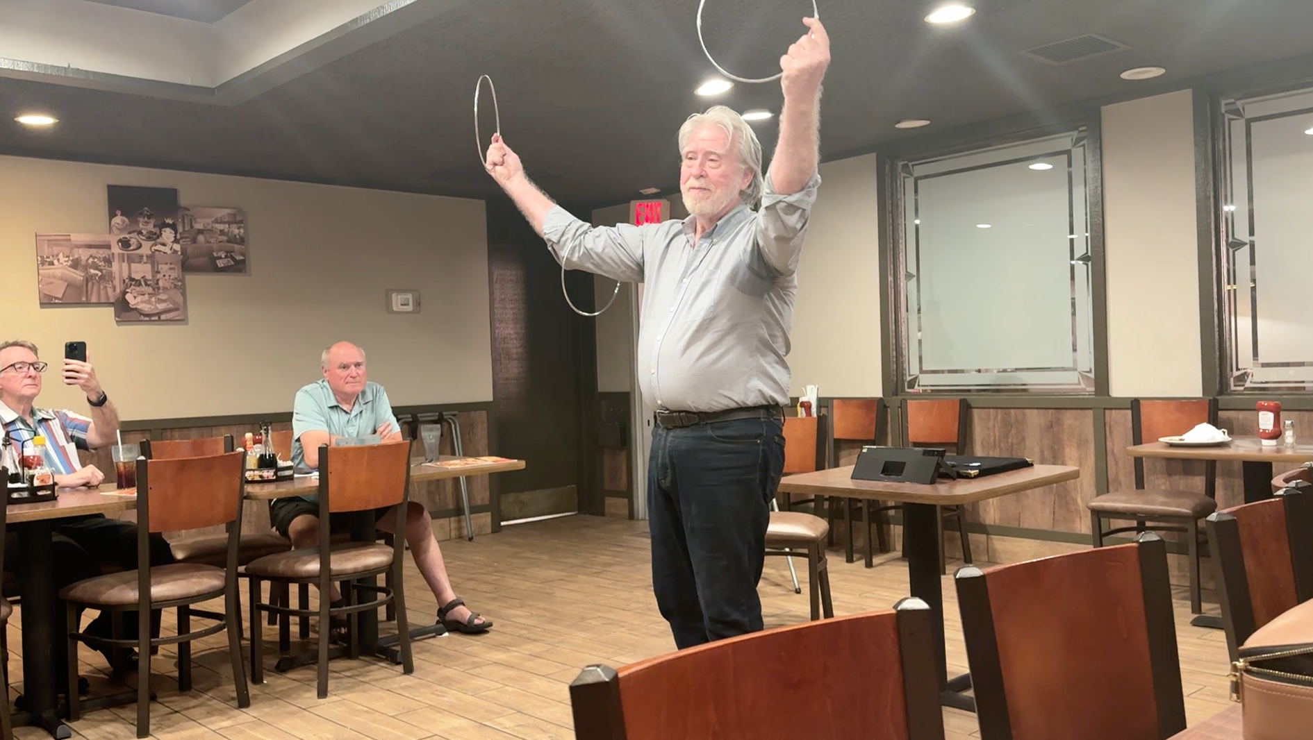 Patrick’s beautiful Linking Rings Routine