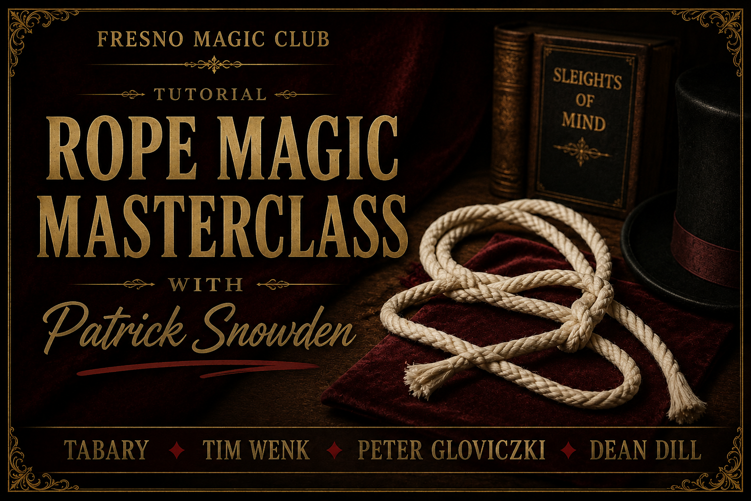 Rope Magic Masterclass: Theory, Routining, and Modern Rope Magic