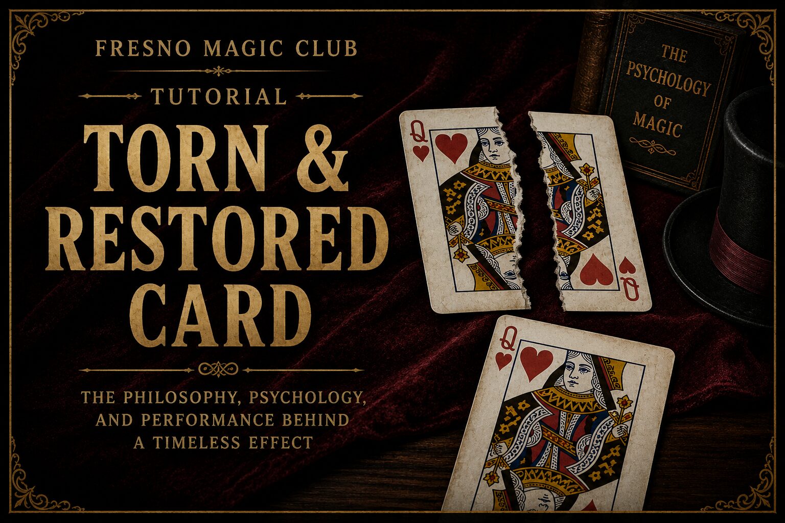 Torn & Restored Card Masterclass with Patrick Snowden