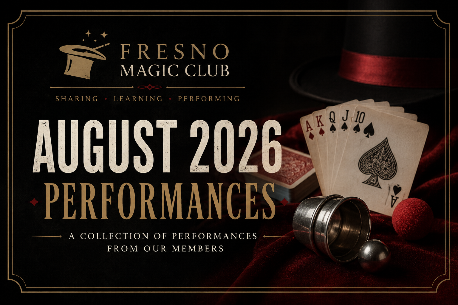 Fresno Magic Club August 2026 Meeting