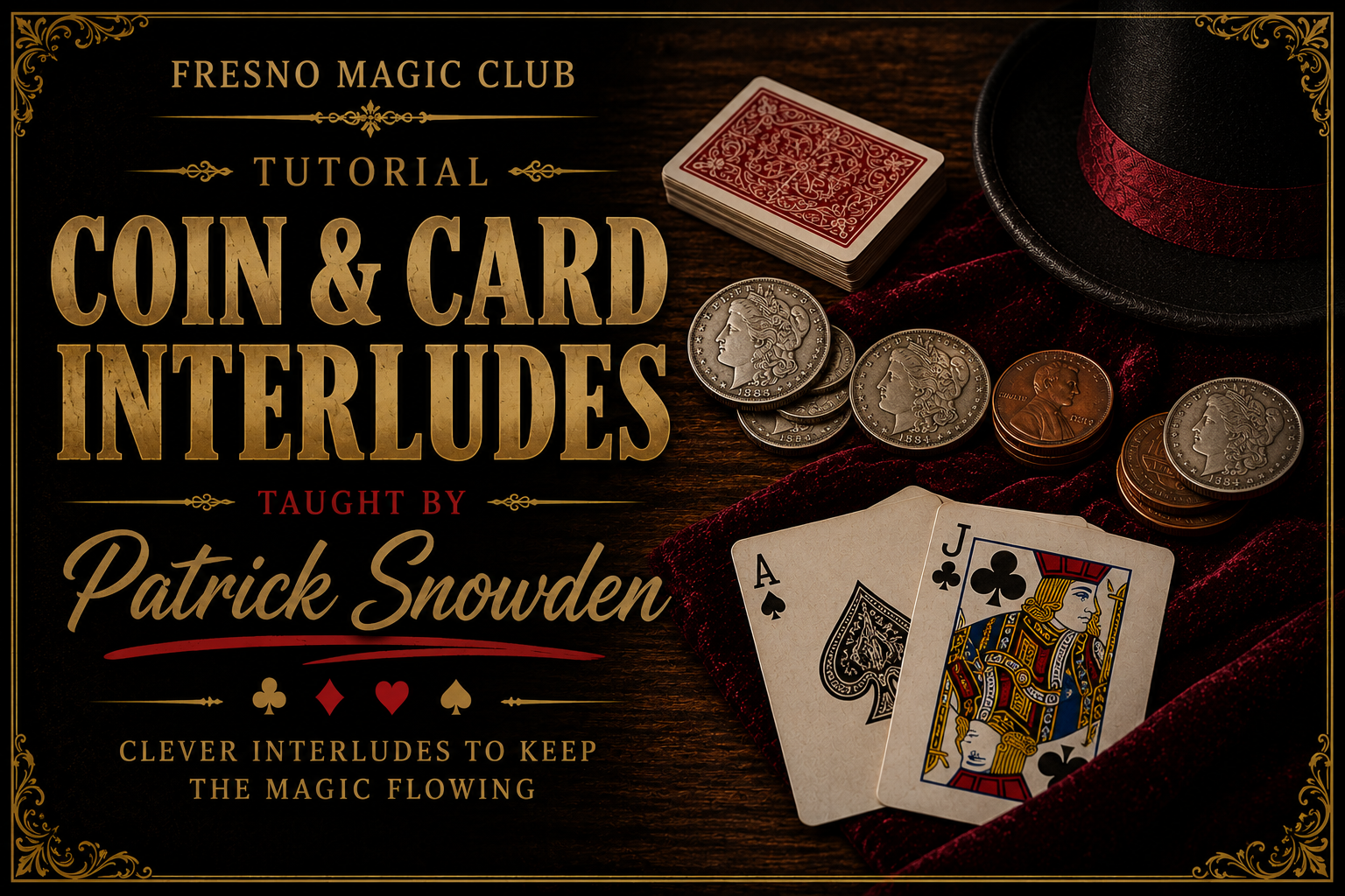 Coin & Card Interludes with Patrick Snowden